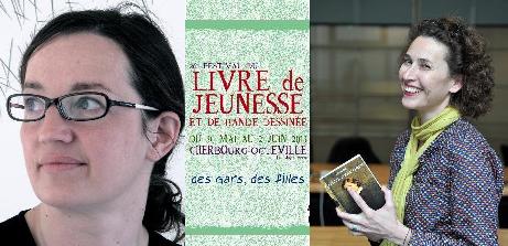 Rencontres et lectures au Festival de Cherbourg : la plasticienne Virginie Gauthier et la comédienne Cécile Guillemot